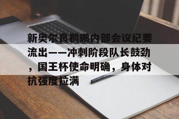 开云-新奥尔良鹈鹕内部会议纪要流出——冲刺阶段队长鼓劲，国王杯使命明确，身体对抗强度拉满的简单介绍